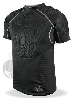 Eclipse Black Padded Compression Performance Shirt